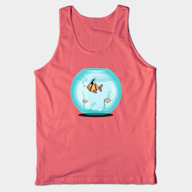 Goldfish Shark Tank Top by Vin Zzep